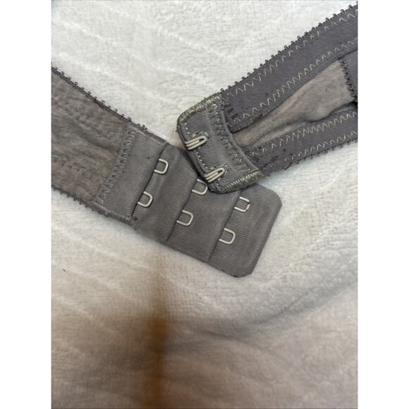 Ambrielle 36B Gray Push-Up Demi Bra Lightly Padded Underwire Everyday Wear - Picture 5 of 6